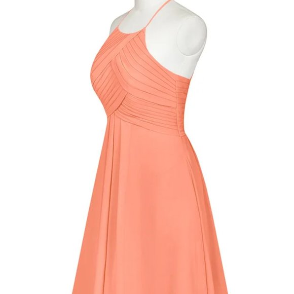 Azazie Adriana Dress - Color: Sunset - SIze: 8A - Picture 8 of 10